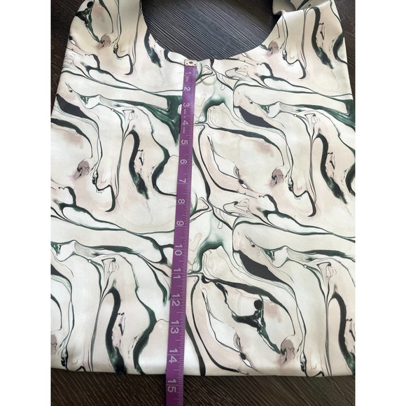 🕊️COS Marbled Genuine Leather Tote Shoulder Bag White Pink - Picture 9 of 12